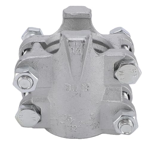 MAVIS LAVEN Hose Clamp Stainless Steel 4 Bolt Pipe Clamp 60 to 72mm for Industrial Pipelines and Automotive Use Heat Proof Design Even Pressure Distribution Easy Installation