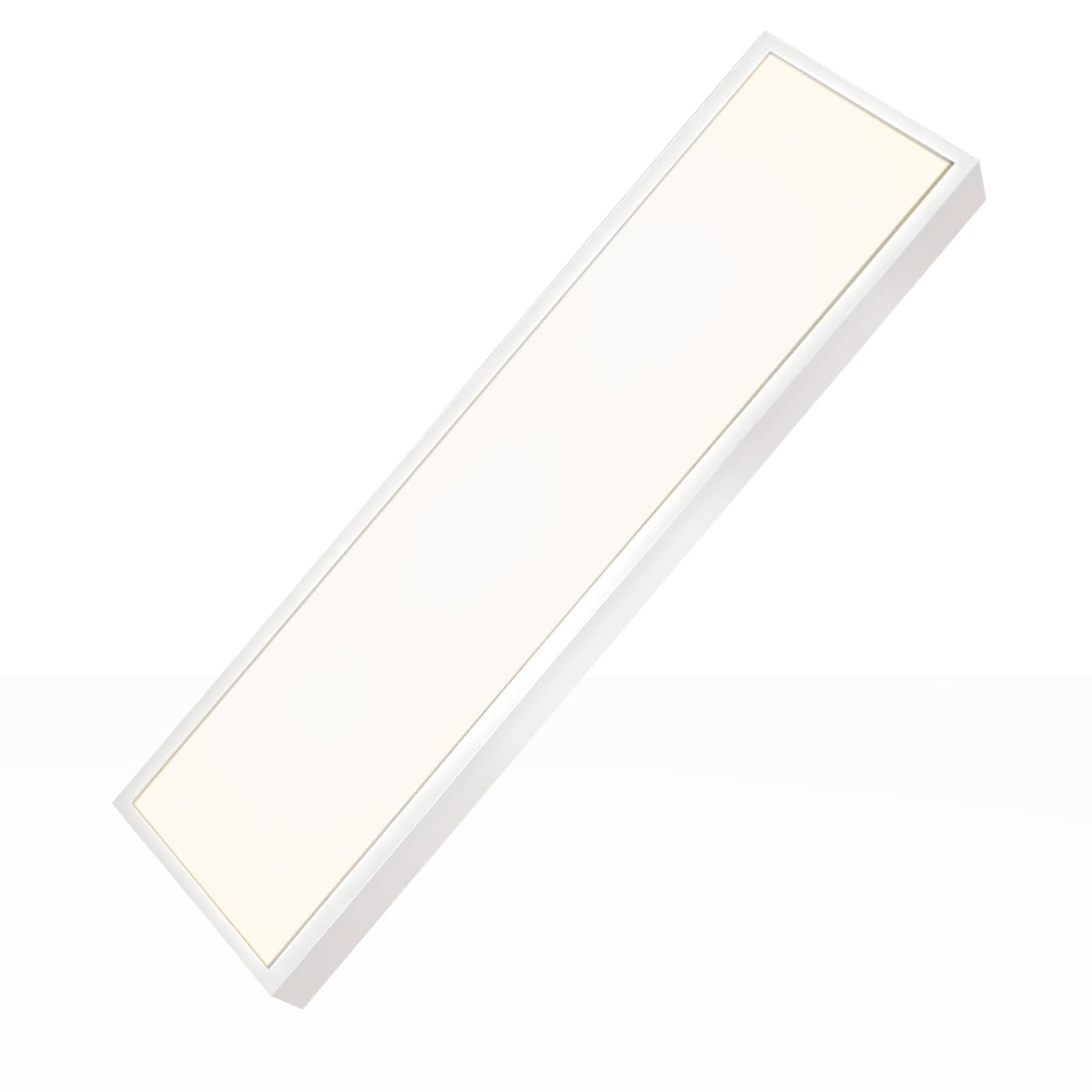 LED Anbaupanel 150x30 cm 4000K UGR19 40W integr. Alu Aufbaurahmen Deckenleuchte Aufputz Rasteranbauleuchte Montagerahmen Aufbau Anbau 160lm/W