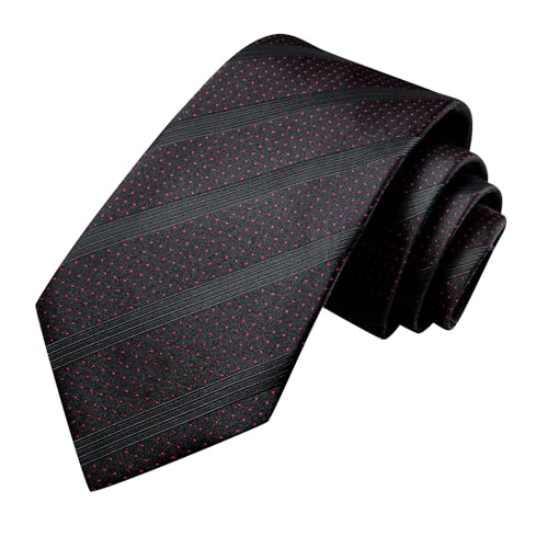 Image of Hi-Tie Men's Silk Ties Formal Woven Classic Necktie Pocket Square Cufflinks Lapel Pin Set Wedding Business