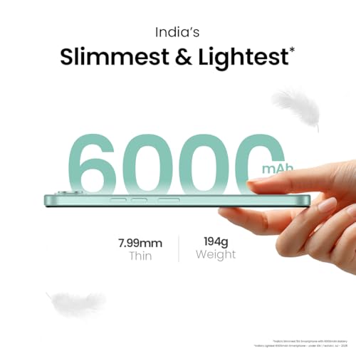 Image of Tecno Spark GO 5G (Turquoise Green, 4GB+128GB) | Slimmest Smartphone with 6000mAh Battery | Ella AI with Indian Languages Support* | IP64 Dust and Water Resistant