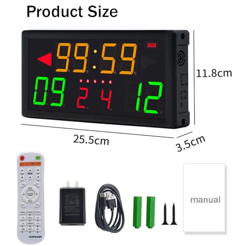 Marcador eléctrico LED con control remoto miniatura 2