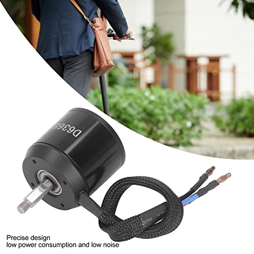 Miniatura 4 de Ankroyu Motor Sin Escobillas Para Scooter, Eje Roscado De Aleación De Aluminio, Motor Sin Sensor Para Scooter De Bajo Ruido, Motor De Scooter Eléctrico Para Scooter Eléctrico