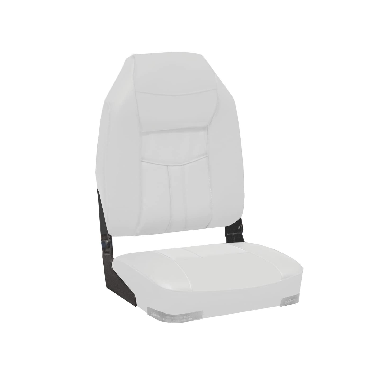 High Back Deluxe Folding Boat Seat (Bianco)