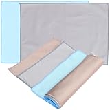 CVUTOVO Paños de Limpieza de Microfibra Suaves 5 Piezas Tamaño Mediano Colores Surtidos Reutilizables Secado Rápido para Cocina Vidrio Automóvil y Pantallas de Color Color Aleatorio