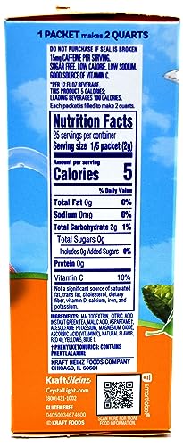 Crystal Light 644135152489 Peach Mango Green Tea Drink Mix thumb #1