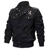 Espesor: Estándar Chaqueta de Manga Larga de los Hombre Lavado Chaqueta Militar Gran tamaño Escudo Transpirable táctico BaZhaHei Invierno Abrigo Casual con Capucha de Lana Capa Jacket Parka Pullover
