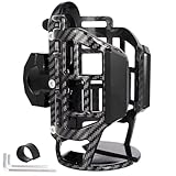 Rotation à 360 degrés : Ce support innovant permet un positionnement flexible. Vous pouvez ajuster l'angle en continu pour garantir que votre boisson reste parfaitement verticale à tout moment, qu'elle soit fixée au guidon ou aux barres de protection.