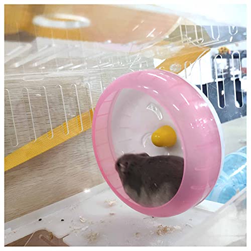Andiker Hamster Running Wheel 4.72”, Silent Jogging Exercise Toy Hamsters Cage Accessory for Drawf Hamster Golden Silk Shih Tzu Bear - Image 7