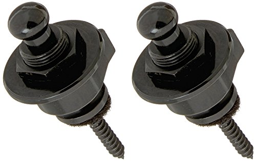 2 Schaller Strap Locks Black Pull To Release Allparts Ap-0681-003 #TOP19