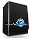 Max Protection Image Deck Box - Elemental Medallion Blue - Full Case