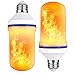 Brizled LED Flame Effect Light Bulb, 4W 1500K Flame Bulbs, 4 Modes Light Bulbs with Upside Down Effect Simulated Flaming Christmas Decorative Lights for Home, Garden, Bedroom, Party, Bar Decor, 2 Pack