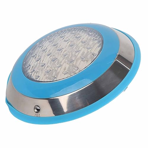 Akozon Luz LED para Piscina L Lámpara de Pared Subacuática Impermeable de Acero para Piscina AC12V18W‑1800LM para Uso Doméstico, Accesorio Multifuncional (12W)