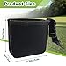 ORNAROVI Portable Golf Club Cleaner Bag Waterproof Liner Golf Ball Washer Pouch with Detachable Clip Quick Grass Removal Cleans Grooves Golfing Accessories Unique Gifts for Golfers (Black)