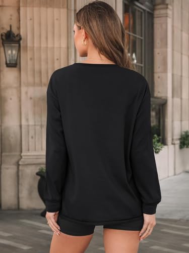 Womens Long Sleeve Tops Loose Fit Fall Cute Thick T Shirts Winter Cruise Outfits Trendy Clothes4