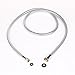 Weirun Kitchen 59-Inch or 150CM Pull Down Sink Faucet Replacement Pull Out Spray Head Hose Stainless Steel, Chrome