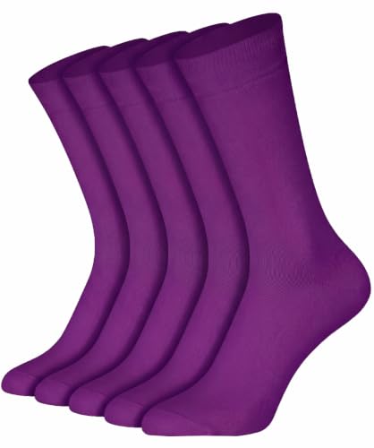 Image of Mysocks Unisex Extra Fine Combed Cotton Crew Socks |5 Pairs Set | Seamless Toe | Make Your Steps Enjoyable