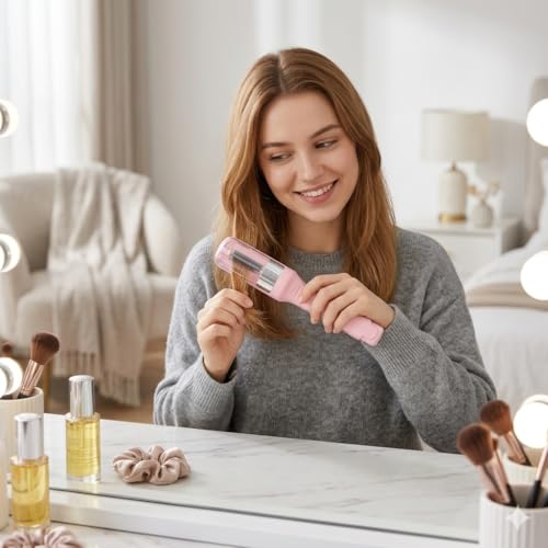 Image of MNMK Split Ends Trimmer for Women | Cordless Rechargeable Split End Remover Machine | Frizz-Free Damaged Dry Strands Care Tool | USB Charging | Salon Style Styling Device