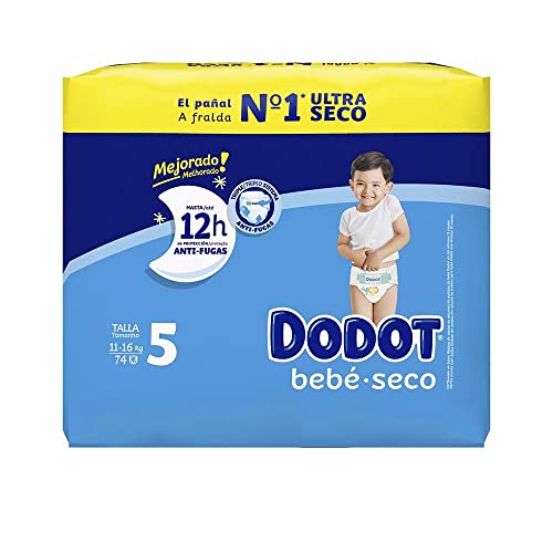 Dodot Bebé-Secco Pannolino 74-Pezzi, Taglia 5