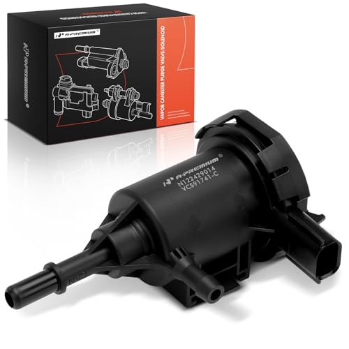 A-Premium Vapor Canister Purge Solenoid Valve Compatible with Dodge Grand Caravan, Journey, Avenger, Caliber & Jeep Compass, Patriot & Chrysler Town & Country, 200, Sebring & Volkswagen Routan