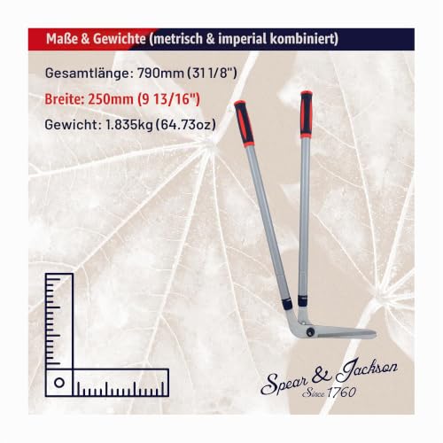Spear & Jackson 4912RSS Razorsharp Teleskop-Rasenkantenschere – Ansicht 6
