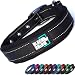 Black Rhino - The Comfort Collar Ultra Soft Neoprene Padded Dog Collar for All Breeds - Heavy Duty Adjustable Reflective Weatherproof (Large, Black)