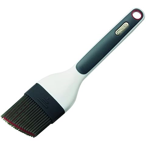 Zyliss E980091 Silicone Basting Brush, White/Grey 1.5 x 9.5 x 29.3 cm Cover
