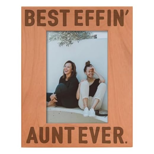 Home Decor For Favorite Aunt Gifts Best Effin Aunt Ever Gifts Wood Engraved Portrait 4x6 Photo Frame
