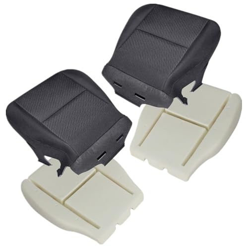 Housses de siège en tissu noir et coussins en mousse pour Chevy Silverado Tahoe