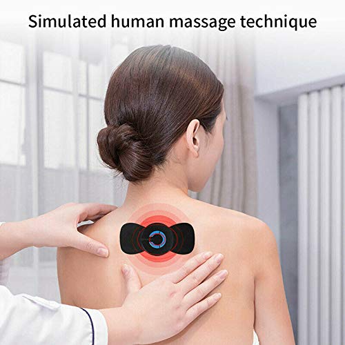 Ruimingt – Mini massageador elétrico de pescoço para massagem cervical e alívio da dor – Mini massag