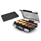 Ninja Sizzle Pro XL 20' Indoor Electric Grill & Griddle – ProTemp IQ, Nonstick Plates, Smokeless, Fast Heating, Easy Cleanup, Family Size, Healthy Cooking