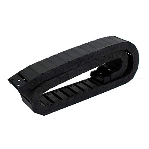 Aexit 15mmx40mm Black Nylon Towline Closed Cable Drag Chain Wire Carrier 1M Length (cb5a8ad0d48fb679d1416b18ddc1bce6)