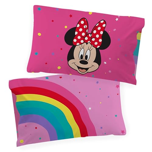 Housse de Couette Minnie Mouse en Pur Coton Qualité Supérieure 3pcs - 5