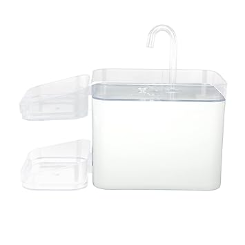 Automatic cat Fountain with pet Water Bowl in Power Bank Mode to Prevent Pets