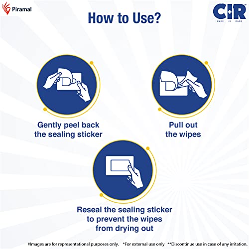 CIR Soft Body Cleansing Wet Bed Bath Wipes for Adults | Body Sponging | Extra Large, 10 Wipes/Pack (Pack of 8), 80 Wipes, White, One Size