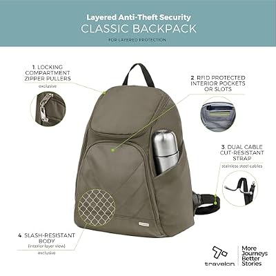 Travelon Anti-Theft Classic Backpack
