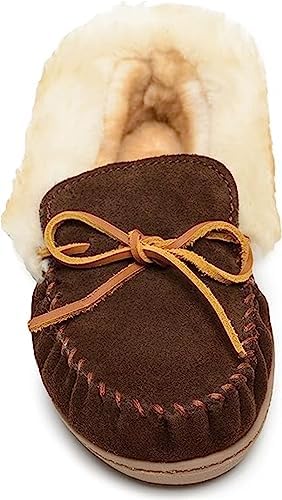 モモンガ❣️値下げ❗️新品未使用品❣️レッド ポインテッドトゥ ミュール Amazon | Minnetonka Women's Alpine Slippers, Tan, 6.5 M US