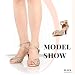 Syrads Zapatos de Baile para Mujer salón Salsa Latina Punta Abierta Zapatos de Baile para Principiantes sociales Fiesta Boda Rendimiento Imagen de Syrads Zapatos de Baile para Mujer salón Salsa Latina Punta Abierta Zapatos de Baile para Principiantes sociales Fiesta Boda Rendimiento