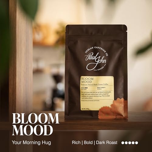 Image of Paul John Caffeine | Bloom Mood | 100% Arabica | Dark Roast | Espresso Machine | 250g