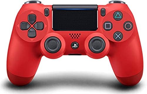 Sony DualShock 4 Wireless Controller PlayStation 4 Red - Renewed : Video Games