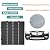 Frepers Interlocking Patio Deck Tiles, Waterproof and Non-Slip, Easy to Clean and Maintain. Ideal Use for Garden/Walkway/Balcony/Yard/Porch Decor, Home Décor, Plastic Material.(Dark Grey 9pcs)