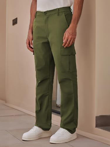Image of Cargo Elastic Waist Band Cargo Pants for Men 5895