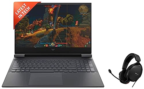 Image of HP Victus Gaming 12th Gen Intel Core i7 12650H 15.6 inch(39.6 cm) FHD Gaming Laptop & HyperX Cloud Stinger 2 Core  (683L9AA)