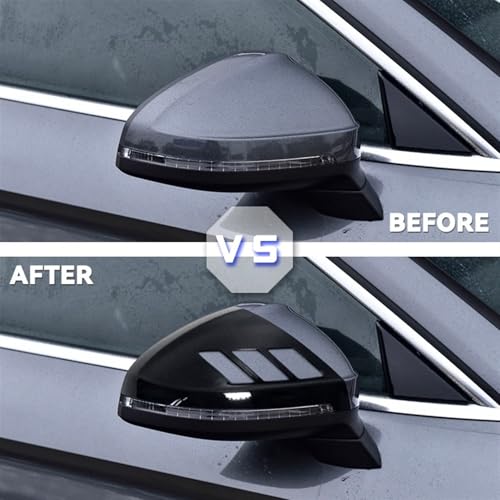 Pièces de coques rétroviseurs latéraux aspect carbone pour sublimer votre Audi A4 A5 - 2