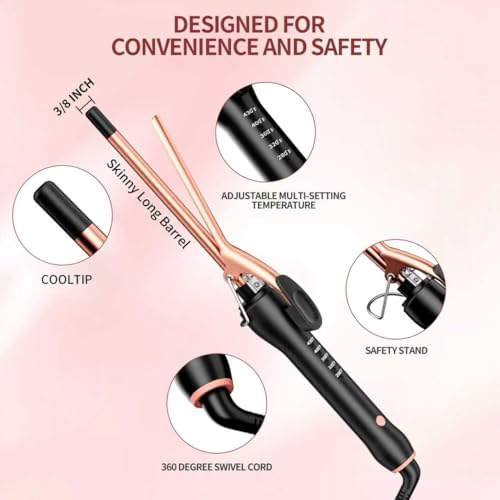 HCAH 3/8 Inch Small Curling Iron Wand の商品画像 2