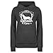 Produktbild Hunde - Stolze Labrador Mama - S - Anthrazit meliert - Labrador schwarz - JH001F - Damen Hoodie und Kapuzenpullover für Frauen