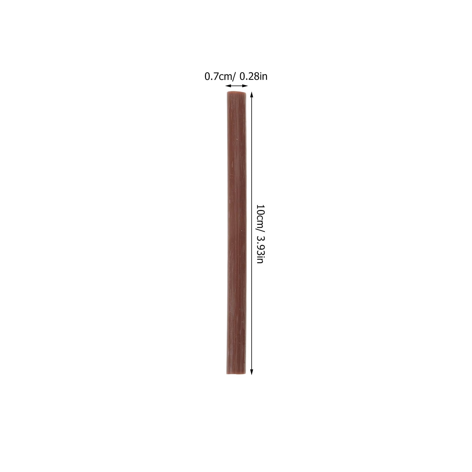 Gatuida Stick Colla per Extension Chioma Tecnologia Nano a Fusione Calda, 48 Pezzi Marrone, Applicazione Rapida per Uso Professionale e Fai-da-te