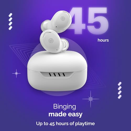 Image of Noise Buds Trance in-Ear Truly Wireless Earbuds with 45H of Playtime, Low Latency(up to 40 ms), Instacharge(10 min=200 min), BT v5.3(Snow White)