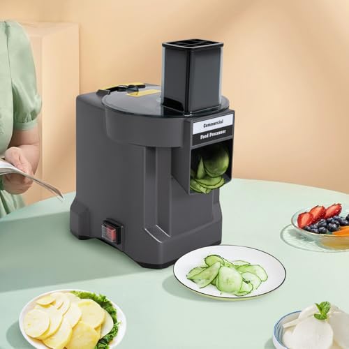 Procesador Comercial de Vegetales 3 en 1 Negro 110W miniatura 4