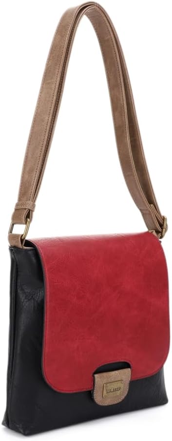 Liz Soto Amy Womens Crossbody Purse - PU Leather Crossbody Bags For Women, Sling Bag Medium Size Purse, Shoulder Bag