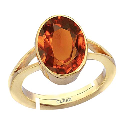 Hessonite Gomed 3 carats naturelle bague ajustable Panchdhatu taille S mixte
